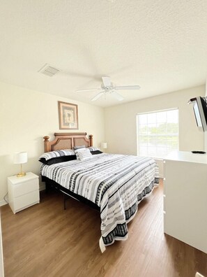3 bedrooms, iron/ironing board, travel crib, WiFi