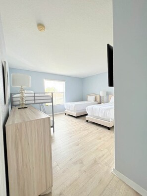 4 bedrooms, iron/ironing board, travel crib, WiFi