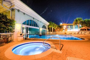Indoor pool, outdoor pool