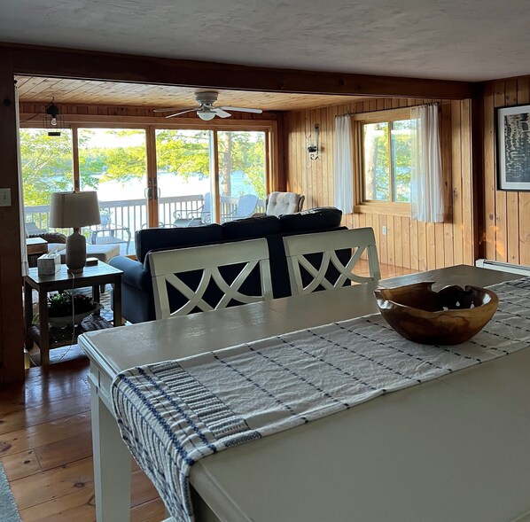 View from property - Half Moon Lake, Barnstead, NH vacation house on water front with firepit (Barnstead)