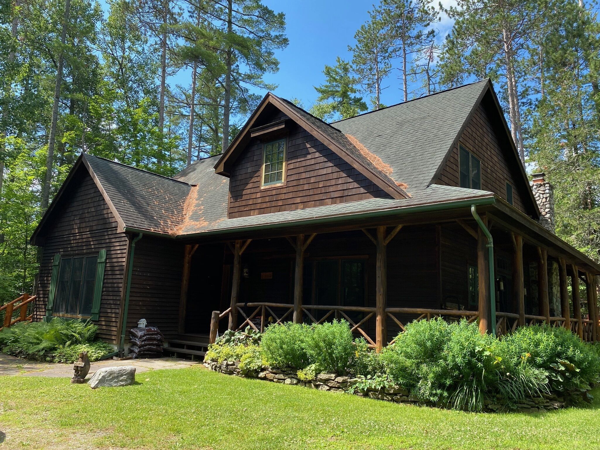 Your own Adirondack lakefront peninsula at Camp Nawita