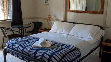 Individually decorated, individually furnished, iron/ironing board