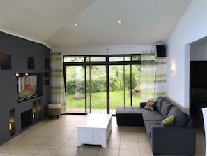 Smart TV, DVD player, stereo, computer monitors