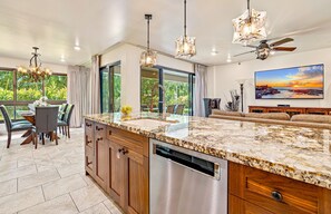 Interior - Maui Resort Rentals: Kaanapali Alii 113 – Expansive 3BR Ground-floor Residence, Luxuriously Remodeled, Steps to the Beach! (Lahaina)