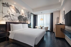 Business Double Room | Desk, laptop workspace, blackout drapes, bed sheets - Yiho Hotel (Fuzhou South Railway Station)  (Fuzhou)