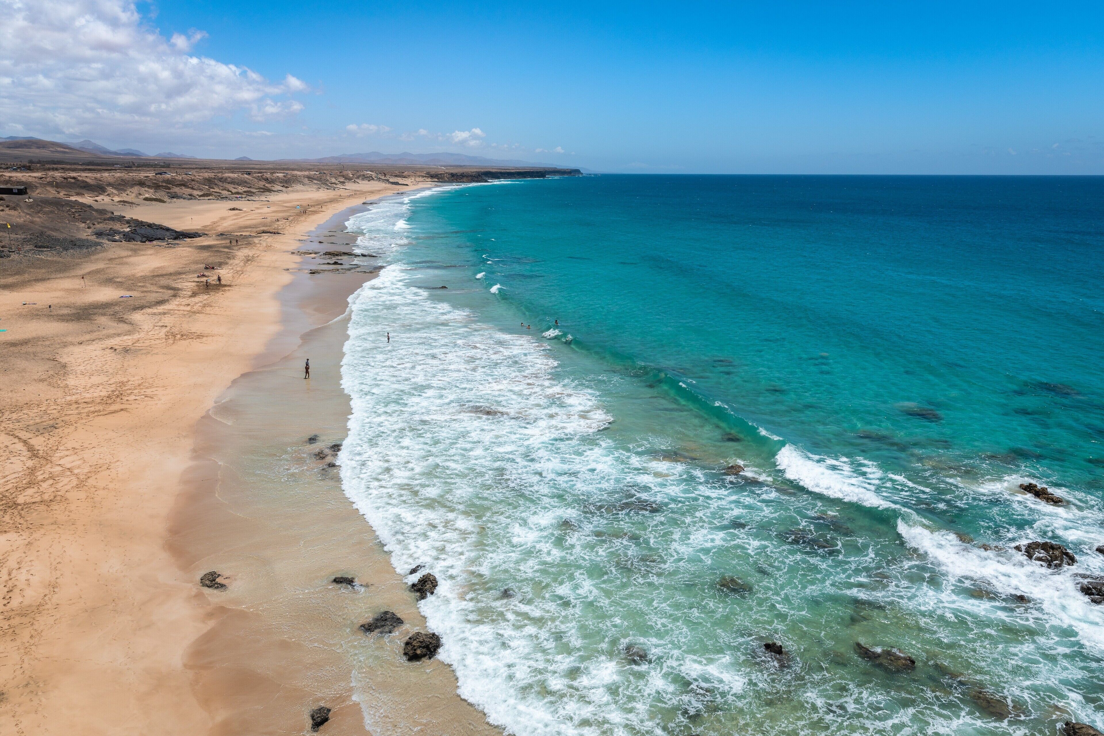 Una spiaggia nelle vicinanze