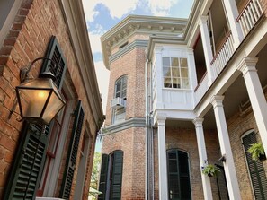 Exterior detail - Secluded private cottage w/ courtyard where French Qrtr meets Frenchmen St. (New Orleans)
