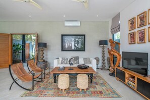 Vila Mewah, 3 kamar tidur | Area keluarga | TV