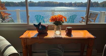 Relax Lakefront-Stunning Lake Views in Popular Sister Lakes! Private Sand Beach!