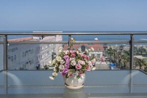Departamento estándar, vista al mar | Vista del balcón