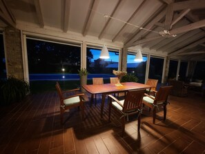 Dining - IL QUADRIFOGLIO Villa with pool in Formia - Lazio (Formia)