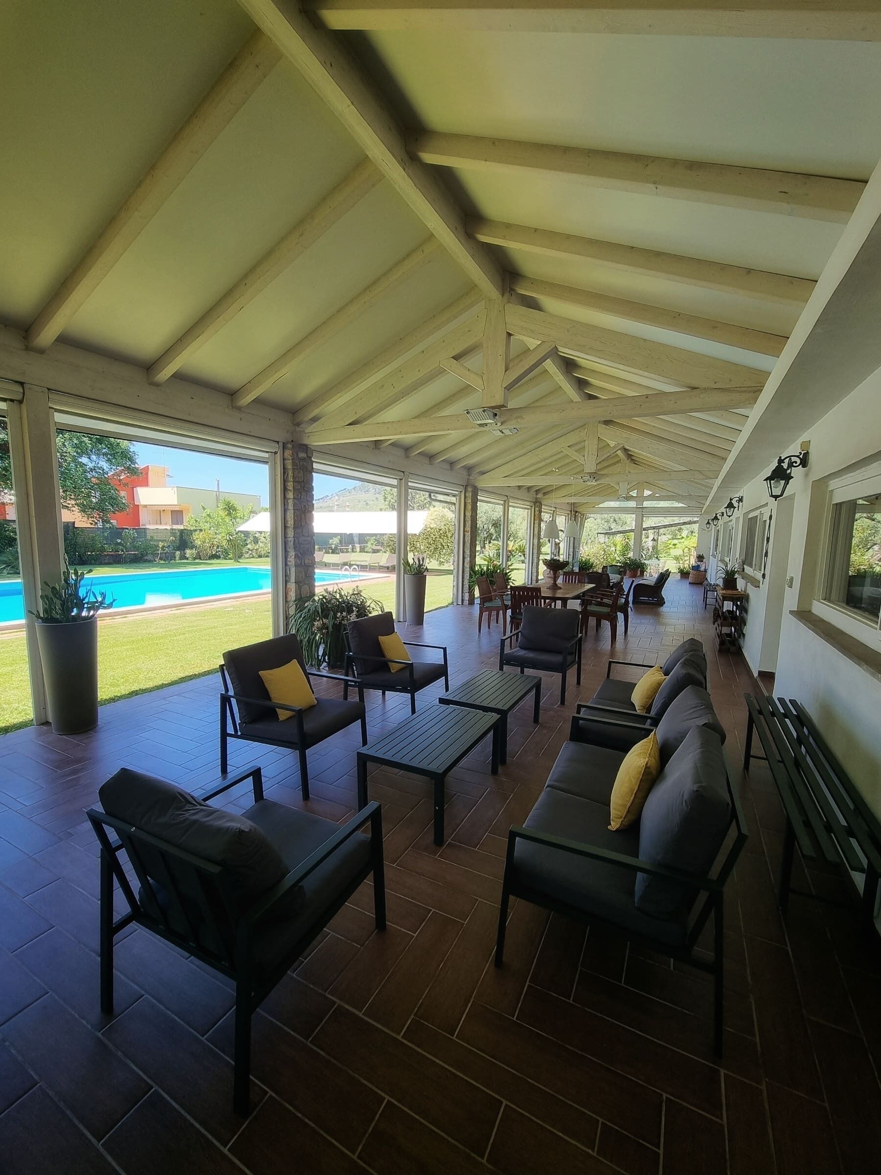 Alberca al aire libre 