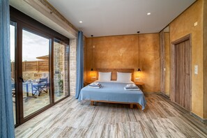 Deluxe-Suite, eigener Pool | 1 Schlafzimmer, Bügeleisen/Bügelbrett, kostenloses WLAN, Bettwäsche