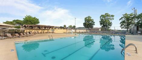 Indoor pool, a heated pool