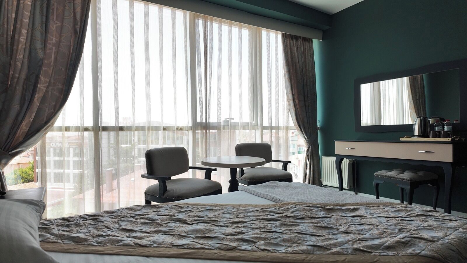 Rom – standard, 1 dobbeltseng, byutsikt | Byutsikt