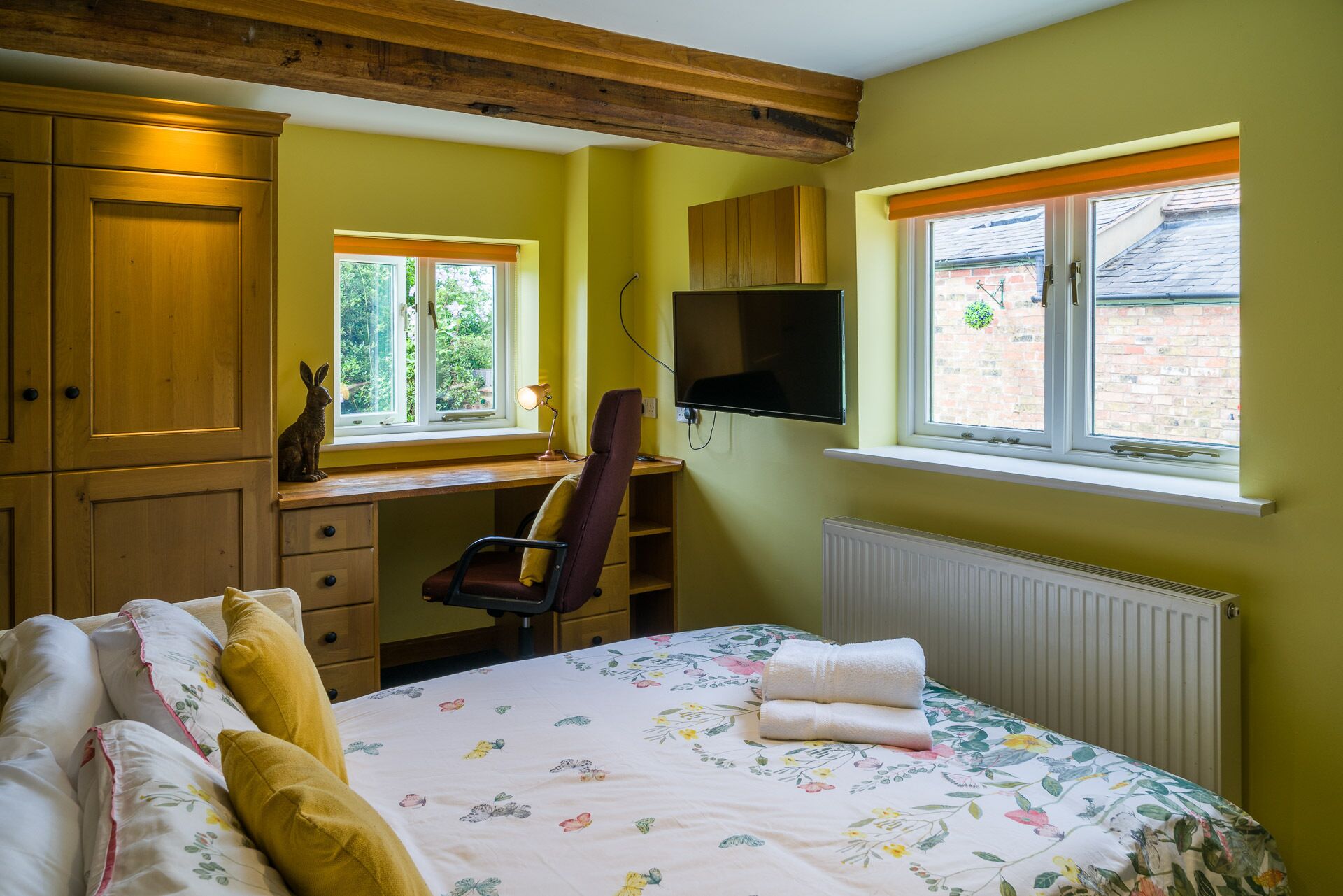 1 chambre, bureau, Wi-Fi, draps fournis