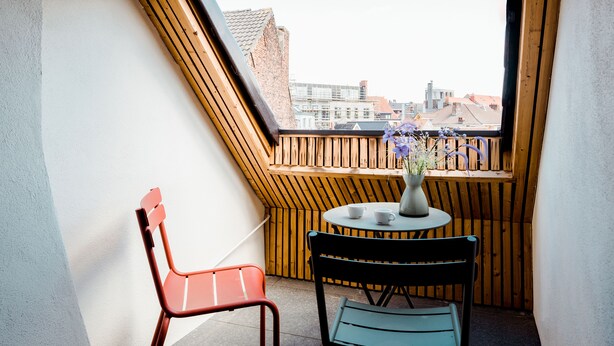 Double Room, Balcony | Terrace/patio - The Librarian (Ghent)