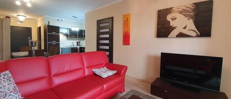 Appartement | Coin séjour | Télévision à écran plat