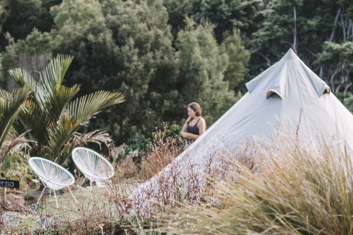 四人房, 海景 (Fern Teepee) | 埃及棉床單、高級寢具、記憶床墊、筆電工作空間