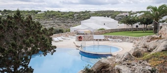 Es brucs, quiet and secluded town in the bay of cala morell