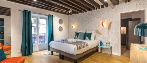 3 chambres, bureau, fer et planche à repasser, Wi-Fi gratuit