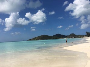 Beach nearby, beach towels