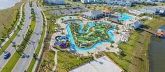 Modern Townhome W/private Pool & Free Water Park!