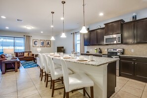 Villa (Multiple Bedrooms) | Private kitchen | Microwave, oven, stovetop, dishwasher