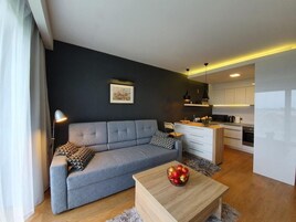 Apartment (Baltin Spa 31) | Living area | Flat-screen TV