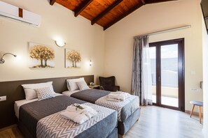 2 makuuhuonetta, silitysrauta/-lauta, ilmainen Wi-Fi, vuodevaatteet