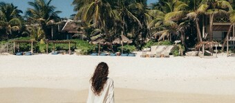 Casa de las Palmas w/ Rooftop Patio ~ Mahayana, Stunning Luxury Villa w/ BEST location on Tulum Beac...