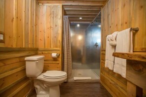 Towels, shampoo