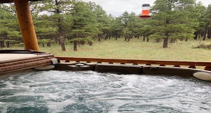 Hidden Log Cabin Deep in Elk Country -Grand Canyon