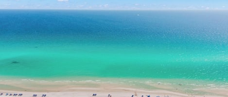 Beach nearby, sun-loungers