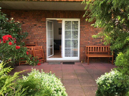 gemütliche Ferienwohnung mit Terrasse im Herzen der Mecklenburgischen Seenplatte