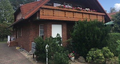 Cozy vacation apartment with terrace in the heart of the Mecklenburg Lake District