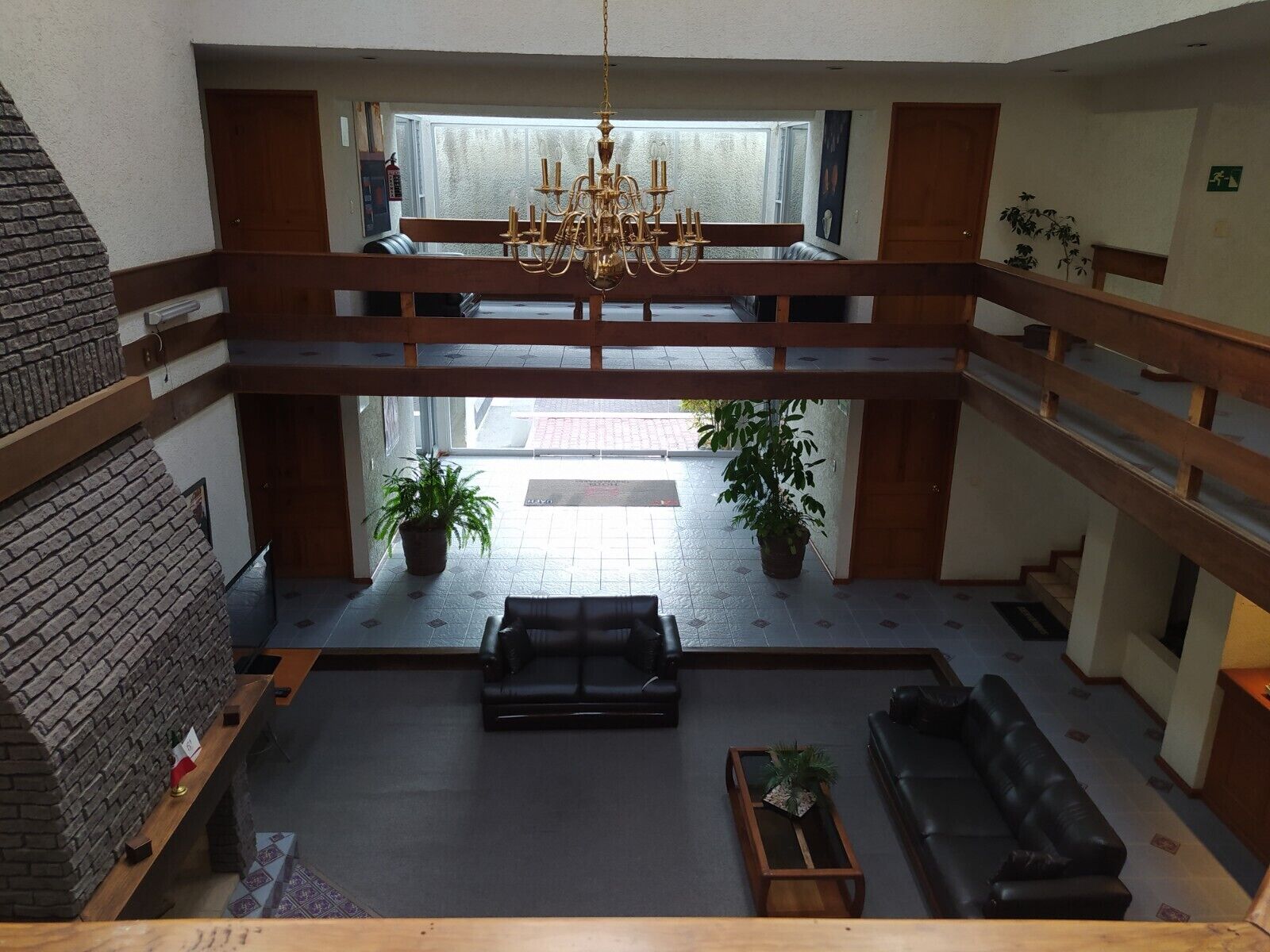 Sala de estar en el lobby