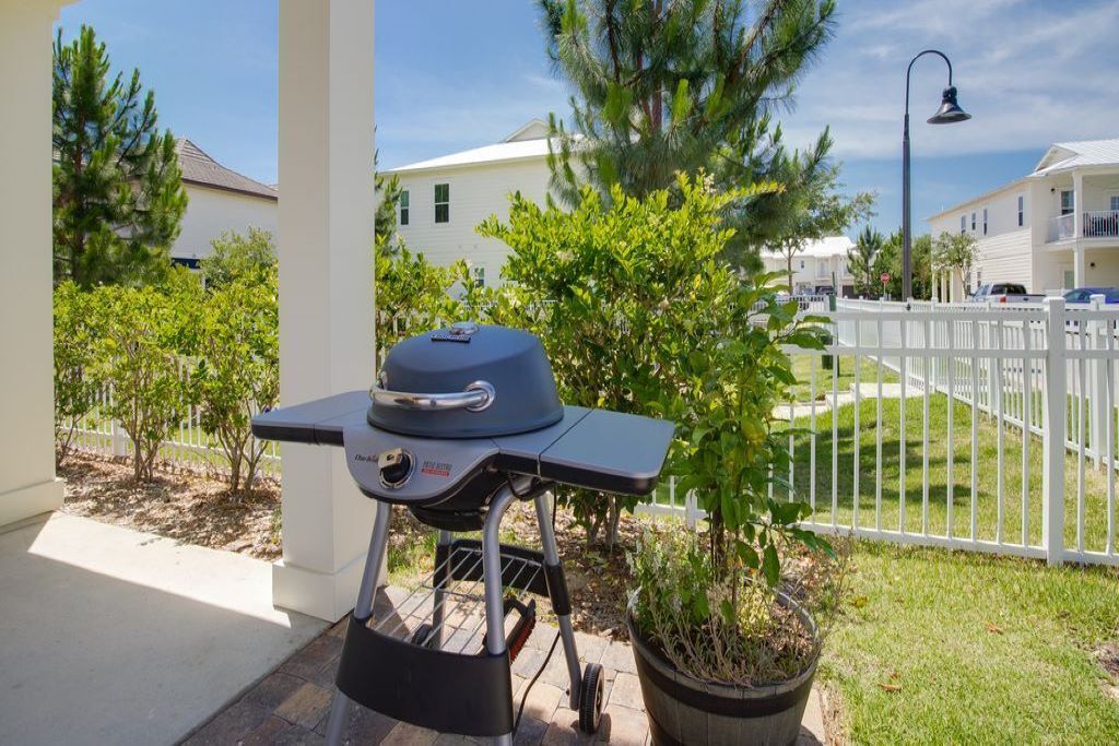 Electric grill - never run out of propane 