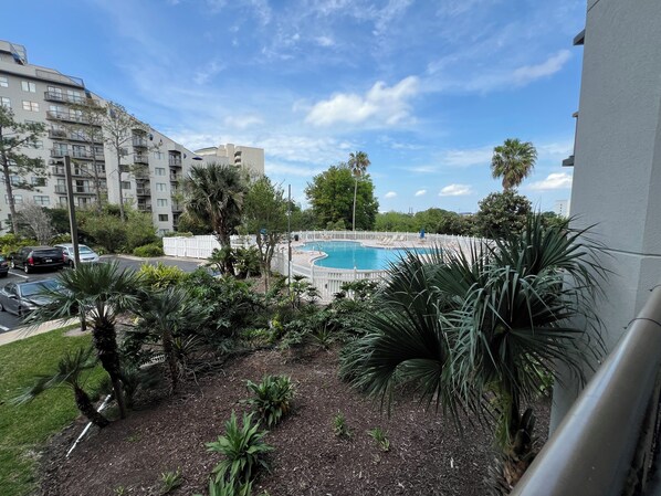 Indoor pool, outdoor pool