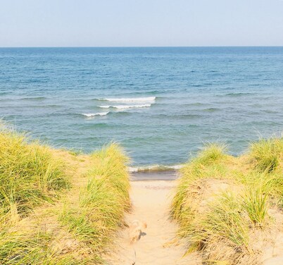 Warren Dunes- Pool, Hot Tub, PET FRIENDLY, firepit, Pergola, Near Beach