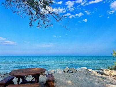 Welcome to the "Lake Cottage"  where lake Michigan waves are calling