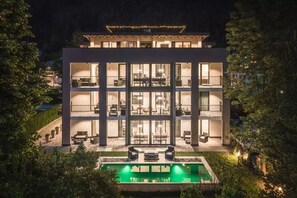 Una piscina riscaldata