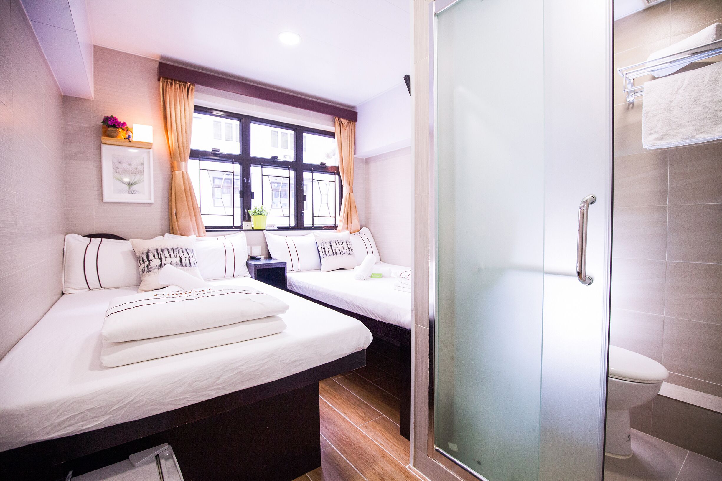 Family Room for Four People | Blackout drapes, free WiFi, bed sheets