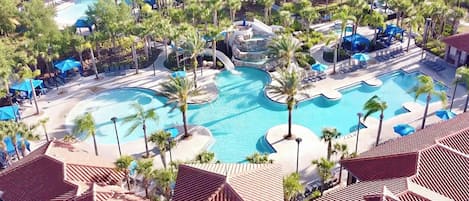 Una piscina riscaldata