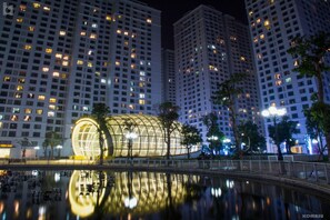 Front of property – evening/night - Park Hill Times City Apartment						 						 (Hanoi)