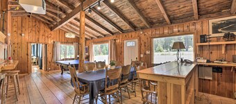 Secluded Camp Connell Home w/ Deck + Fireplace!