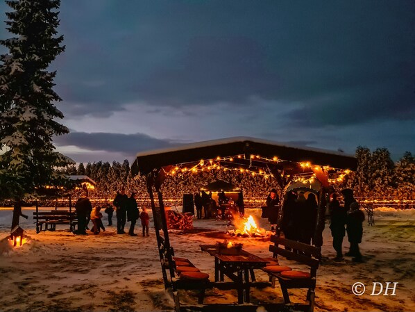 Overnatningsstedets område
