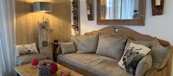 Aux portes de Megève, 2 pièces 1/2 de 45M2, 4 personnes avec jardin/terrasse