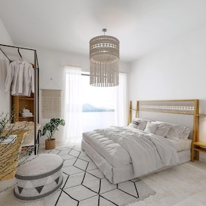 1 chambre, fer et planche Ă repasser, Wi-Fi gratuit, draps fournis