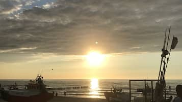 Na praia